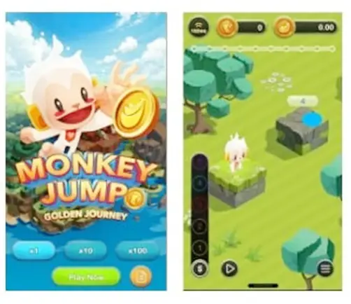 รูปแบบของการเล่นเกม MonkeyJump