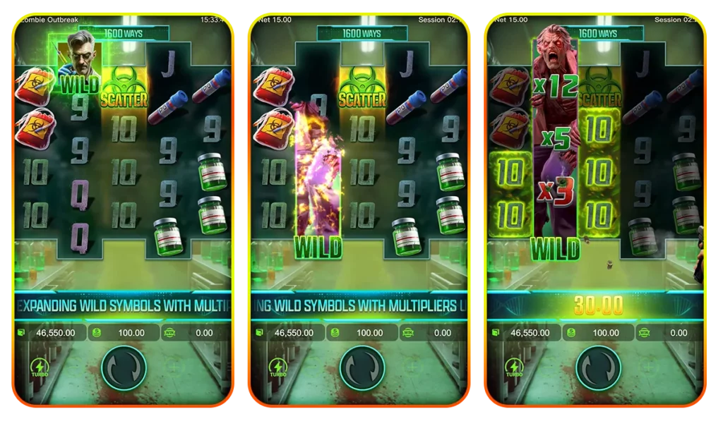 Zombie Outbreak สู้ศึกซอมบี้ ในรูปแบบตัวเกม ที่เล่นง่าย ไม่ซับซ้อน